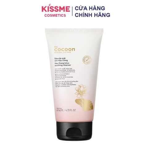 Sữa Rửa Mặt Sen Cocoon Hậu Giang 140ml