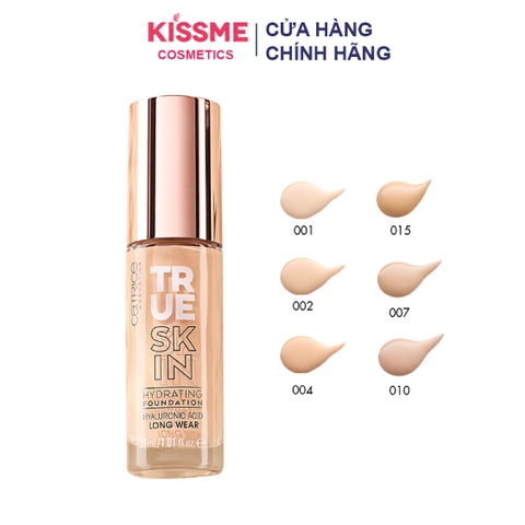 Kem Nền Dưỡng Ẩm Cho Da Khô Catrice True Skin Hydrating Foundation