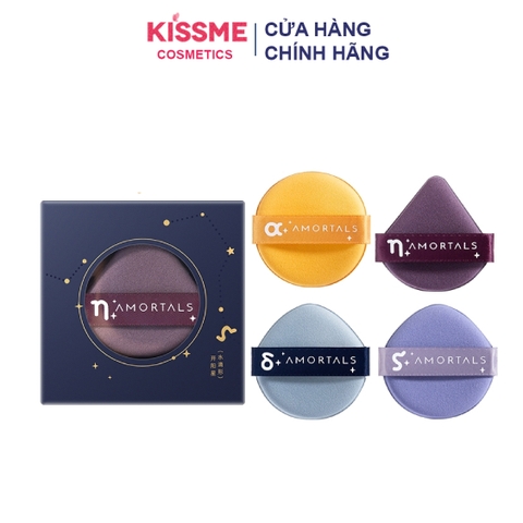 Set 4 Miếng Bông Mút Trang Điểm AMORTALS Ngôi Sao