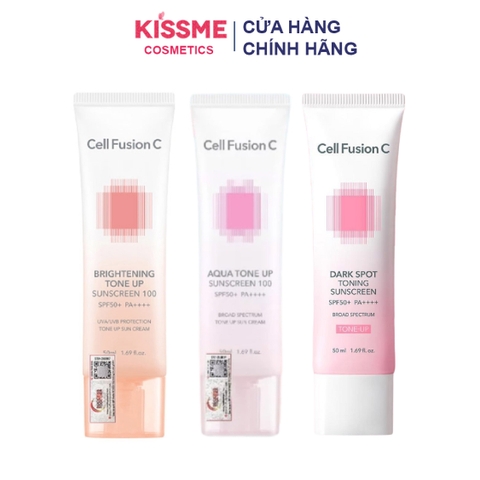 Kem Chống Nắng Cell Fusion C Toning Sunscreen 100 SPF 50+/PA++++