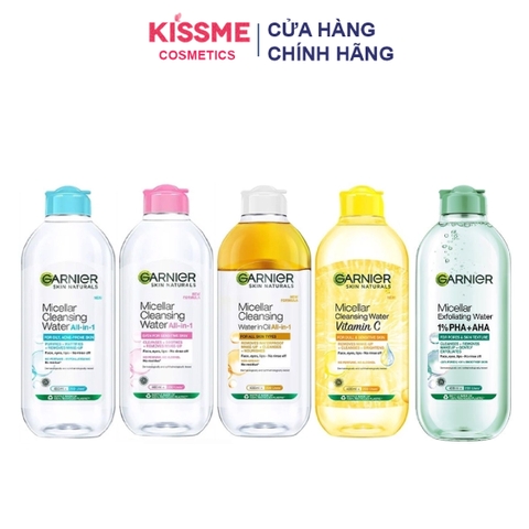 [Hàng nhập khẩu] Nước Tẩy Trang làm Sạch Sâu Garnier Micellar Cleansing Water 400ml