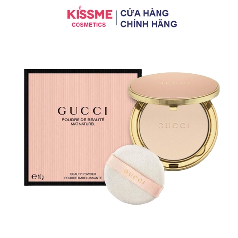 Phấn Phủ Dạng Nén Kiềm Dầu Gucci Poudre De Beaute Mat Naturel