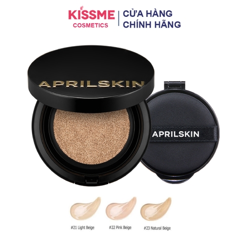 Phấn Nước Che Khuyết Điểm Aprilskin Đen Magic Snow Cushion