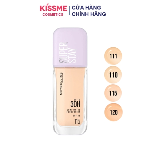 Kem nền che phủ cao Maybelline Super Stay Up To 30H Lumi Matte Foundation