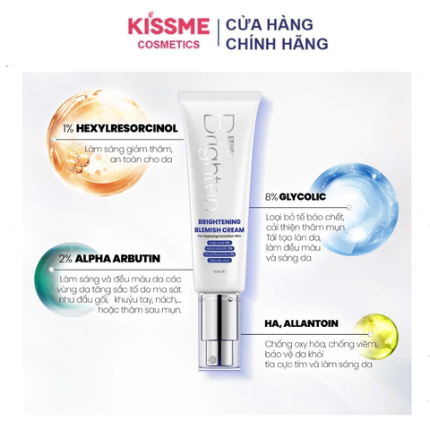 Kem Dưỡng Sáng Da MD CARE Brightening Blemish Cream 50ml