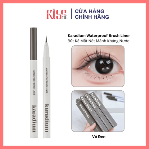Kẻ mắt lâu trôi Karadium Waterproof Brush Liner 0.55g