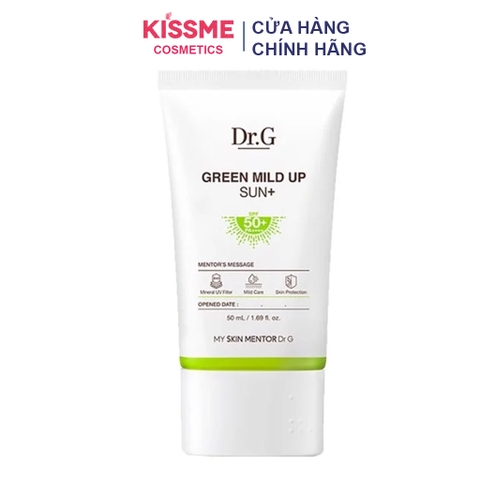 Kem chống nắng da nhạy cảm Dr.G Green Mild Up Sun SPF 50/PA++++ 50ml