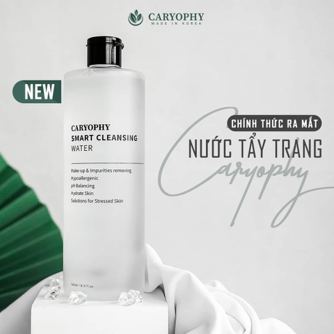 Nước tẩy Trang Thông Minh Caryophy Không chứa Cồn Smart Cleansing Water