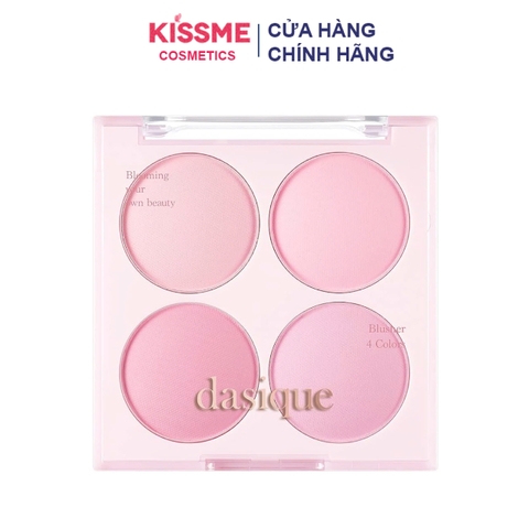 Bảng Má Hồng 4 Ô Dasique Ice Cream Blending Mood Cheek Blush - 08 Blueberry Sorbet