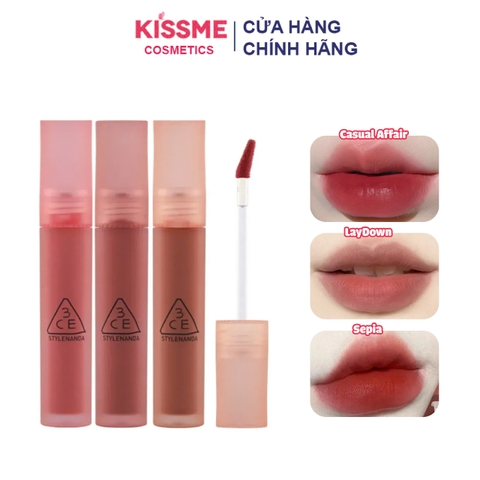 Son kem lì lâu trôi 3CE Blur Water Tint
