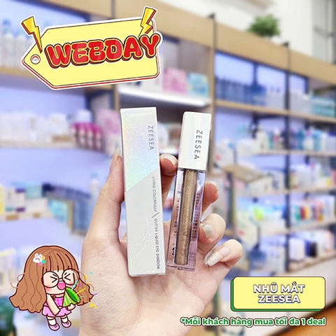 Nhũ Mắt Dạng Lỏng ZEESEA Glittter Liquid Eyeshadow