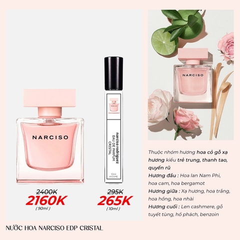 Nước hoa Narciso Eau de Parfum Cristal