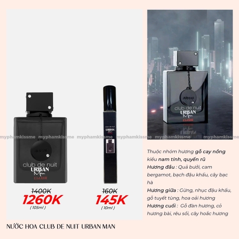 Nước Hoa Armaf CLUB DE NUIT PRECIEUX 1 EXTRAIT DE PARFUM