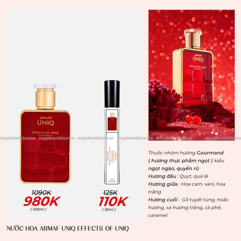 Nước Hoa Armaf UNIQ EFFECTS OF UNIQ