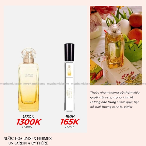 Nước Hoa Unisex Hermes Un Jardin à Cythère