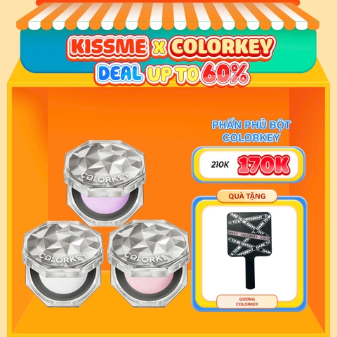 Phấn phủ bột kiềm dầu Colorkey