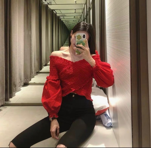 Áo Zara Bo Thân Tay Phồng