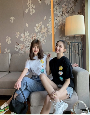 Áo Thun Topshop Mặt Cười