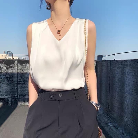 Áo Lụa Sát Nách Zane