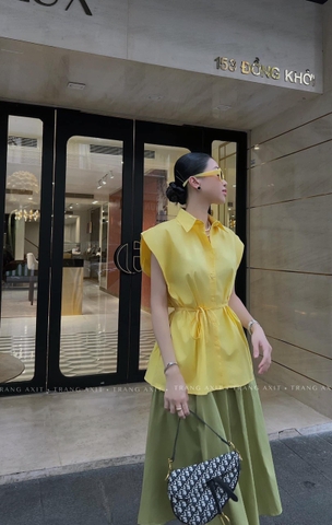 Áo Sơ Mi Doris Kèm Belt