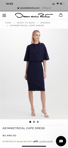 Đầm Xanh Đen Oscar