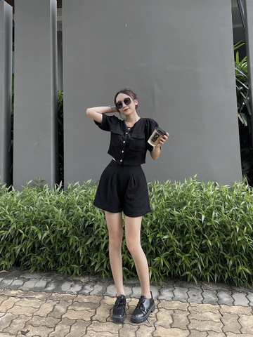 Sét Áo Và Quần Xếp Ly