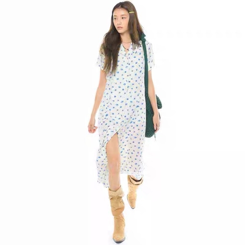 Đầm Suông Hoa Xanh Zara