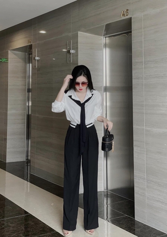 Quần Suông Zane Viền Lưng