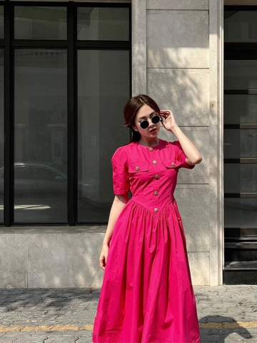 Đầm Midi Đính Nút Topshop