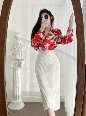 Áo Sơ Mi Cổ Vest Cati