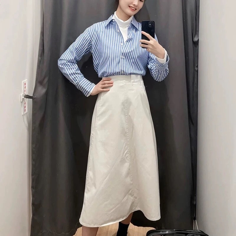 Chân Váy kaki dáng A 4 màu