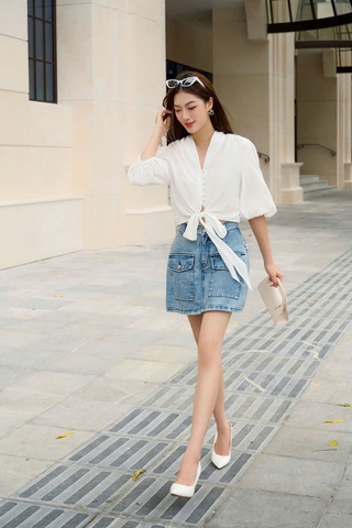 Chân Váy Jean Topshop