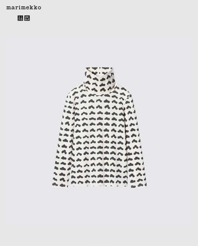 Áo Thun Cổ Lọ Marimekko Uniqlo