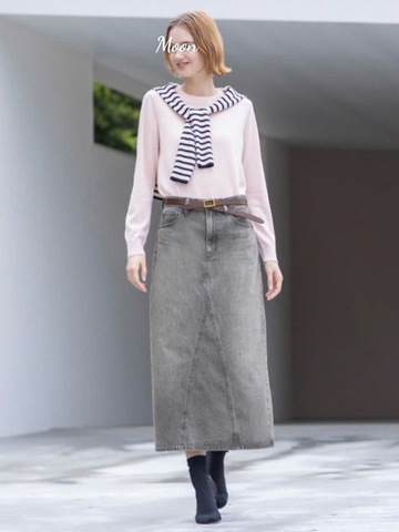 Áo Len Merino Cổ Tròn  Dài Tay Uniqlo