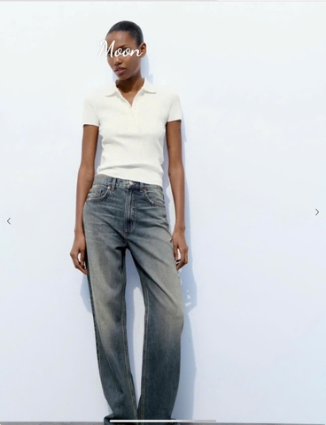 Áo Dệt Ngắn Tay Zara