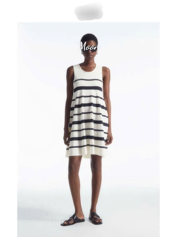 Đầm Sát Nách Dệt Kim COS