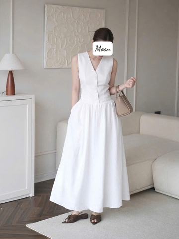 Đầm Sát Nách 2 Màu Zane