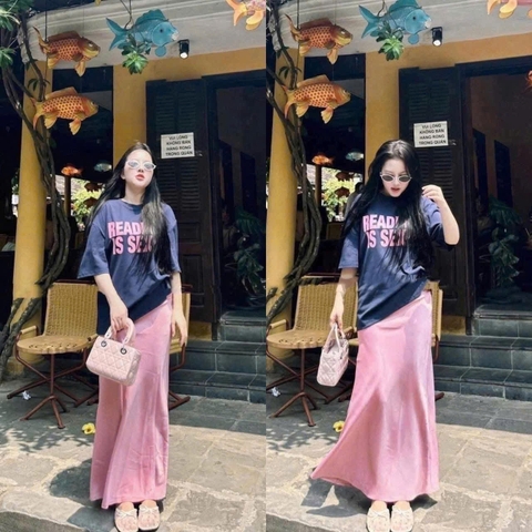 Chân Váy Lụa Zara 2 Màu