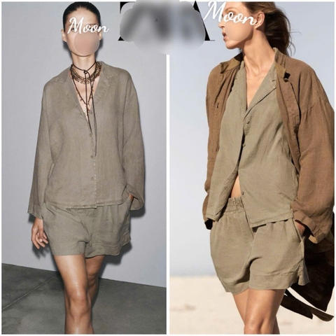 Quần Short Linen Zara