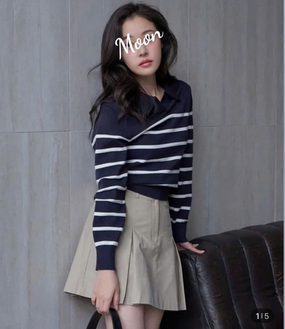 Áo Len Kẻ Ngang Spao