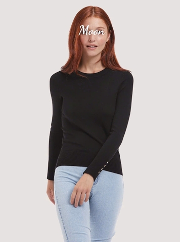 Áo Len Dài Tay Đính Nút Zara