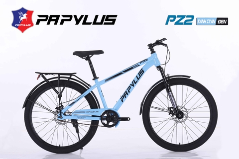 Xe đạp địa hình PAPYLUS PZ2:  khung Thép cường lực, sơn tĩnh điện, cáp âm khung, Bánh 26, Ngon - Rẻ cho học sinh cấp 2