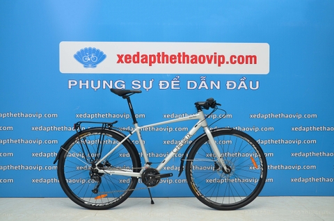 Xe đạp Touring CHEVAUX HK PRO: Full Nhôm không mối hàn, Phanh dầu, Group SHIMANO ALIVIO 3x9 tốc độ, Lốp KENDA 700x32C. ĐÁNG MUA NHẤT