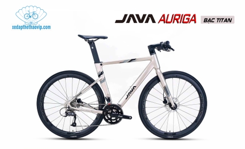 Xe đạp touring JAVA AURIGA: Full Nhôm nhẹ, Group SHIMANO 2x9 tốc độ, Phanh đĩa dầu, Lốp 700x35C. Quá ngon trong tầm giá