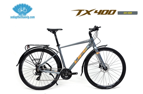 Xe Đạp Touring LIFE TX400: Khung NHÔM cao cấp không mối hàn. Group SHIMANO TOURNEY 3x8 tốc độ. Xe tay ngang cao cấp - Giá không có đối thủ