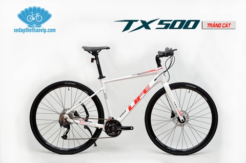 Xe Đạp Touring LIFE TX500: Khung Nhôm, Group SHIMANO 3x9 tốc độ, Phanh đĩa dầu, trục rỗng, líp thả Quá CAO CẤP