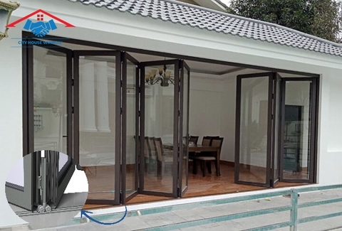 Cửa Xếp Trượt Nhôm Xingfa