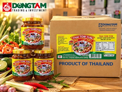 Gia vị lẩu Thái Tom Yum - hiệu Madam Pum - 454 gr x 24 lọ / thùng