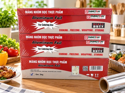 Màng nhôm Đồng Tâm 45cm x 3kg x 6 hộp/ thùng