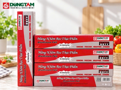 Màng nhôm Đồng Tâm 45cm x 1.6 kg x 10 hộp/ thùng